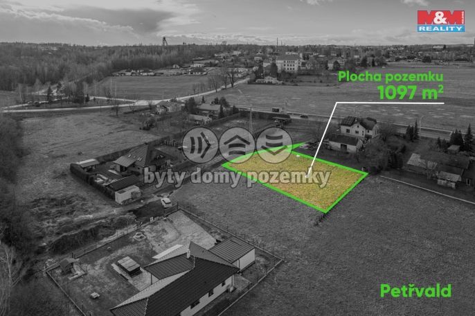 Prodej, Pozemek k bydlení, 1097 m², Petřvald