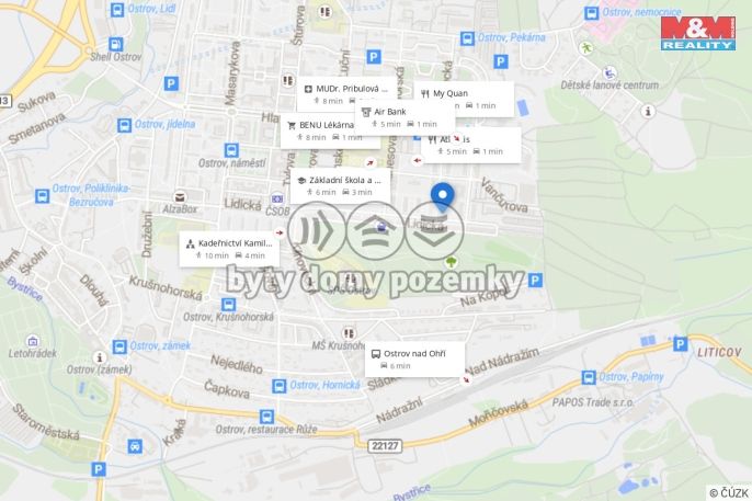 Pronájem, Byt 2+1, Ostrov