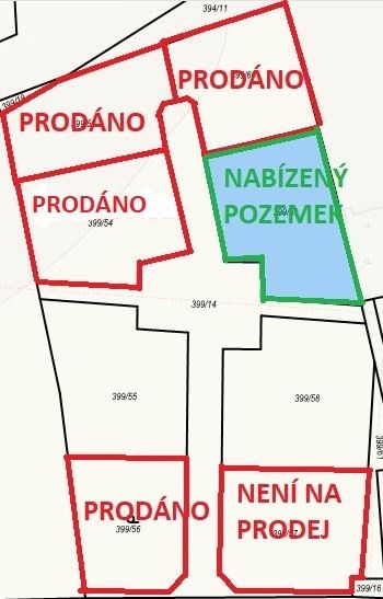 Prodej, Pozemek k bydlení, Račice