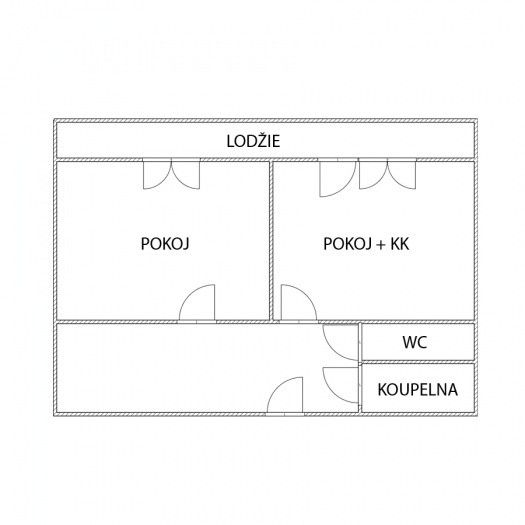 Pronájem, Byt 2+kk, Čáslav
