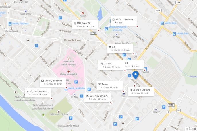 Prodej, Byt 4+1, Mělník