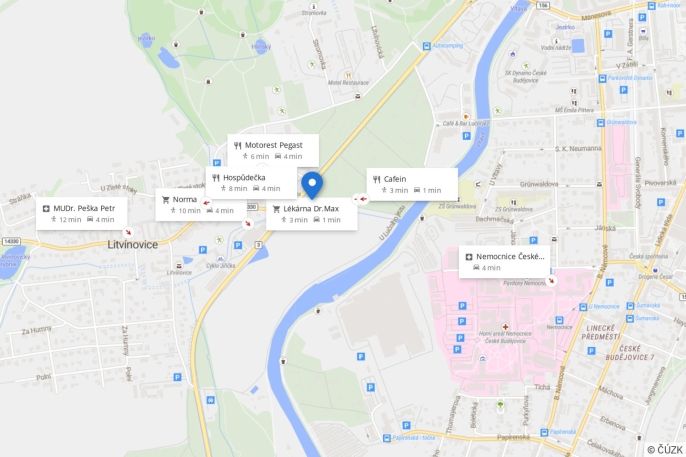 Pronájem, Garáž, České Budějovice