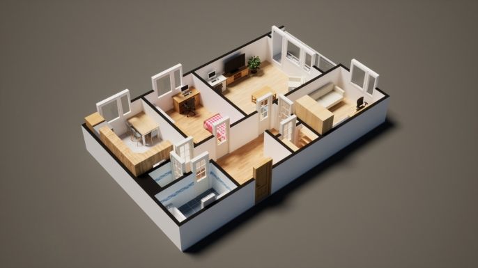 Pronájem, Byt 3+1, Liberec