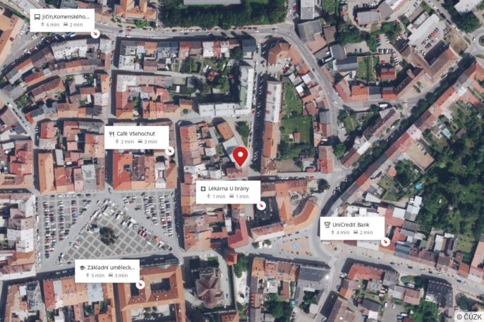 Pronájem, Obchod a služby, Jičín