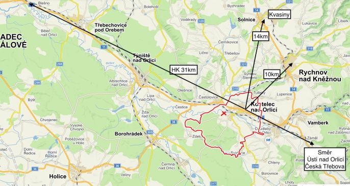 Pronájem, Byt 3+kk, Kostelec nad Orlicí