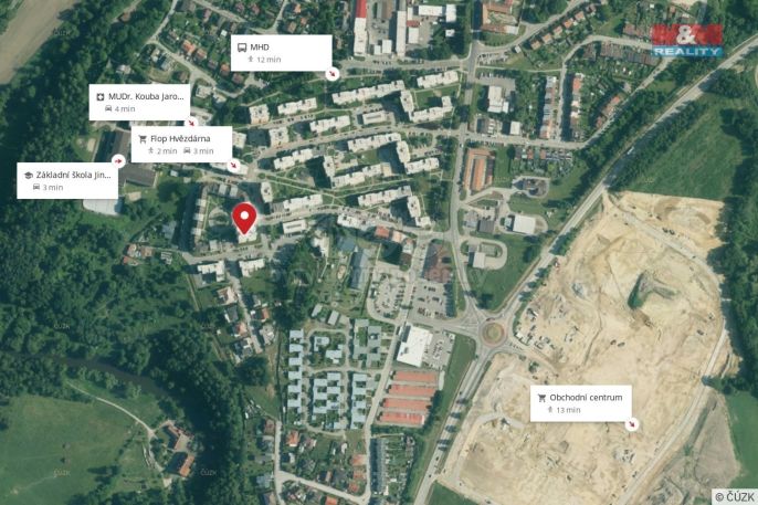 Pronájem, Byt 1+kk, Jindřichův Hradec