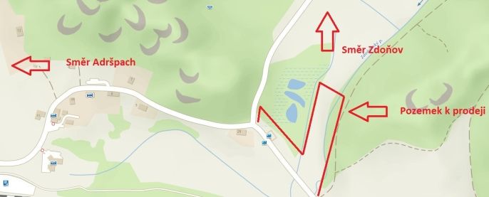 Prodej, Pozemek k bydlení, Adršpach