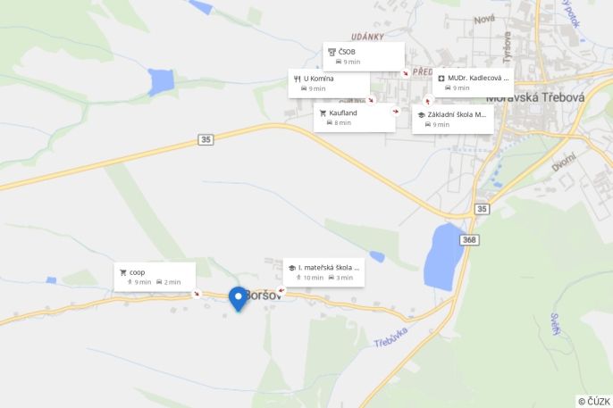 Prodej, Pozemek k bydlení, Moravská Třebová
