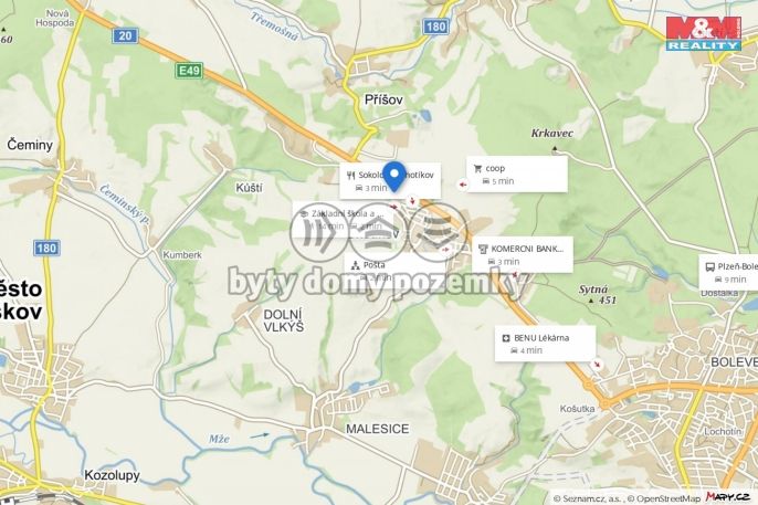 Prodej, Pozemek k bydlení, Chotíkov