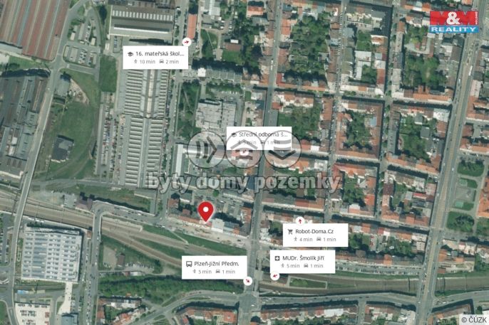 Pronájem, Byt 3+kk, Plzeň