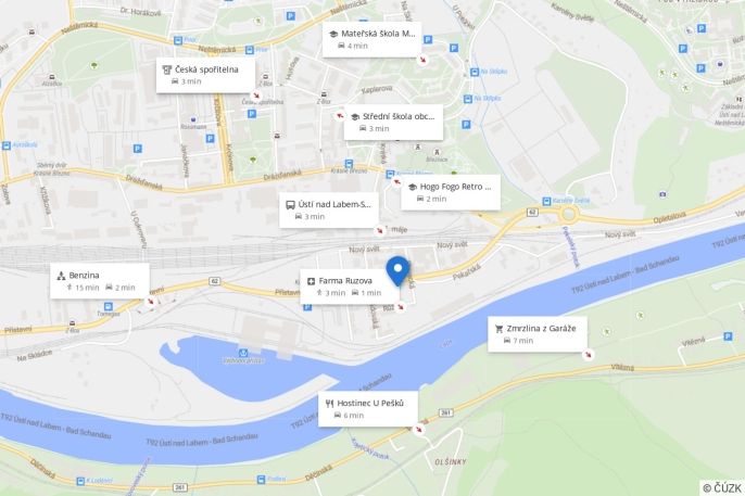 Prodej, Pozemek k bydlení, Ústí nad Labem