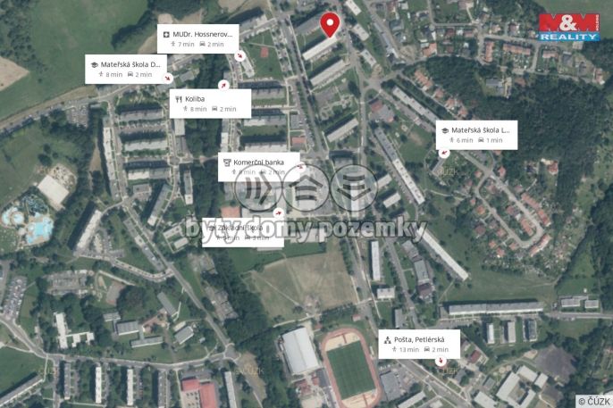 Pronájem, Byt 1+1, Klášterec nad Ohří