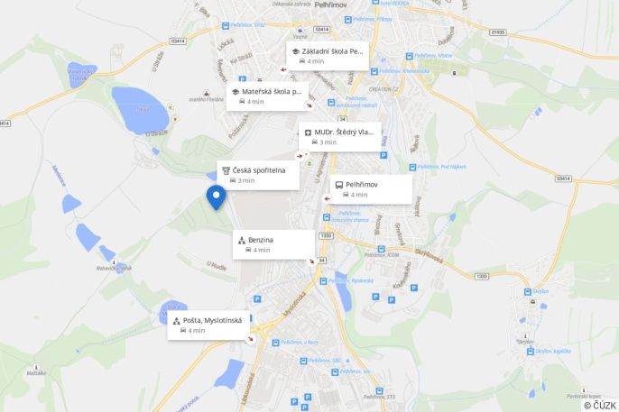 Prodej, Pozemek k bydlení, Pelhřimov