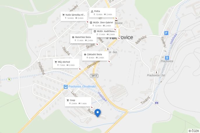 Prodej, Byt 3+1, Prachovice