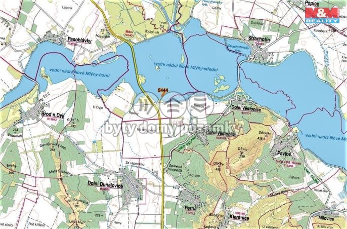 Prodej, Vodní plocha, Pasohlávky