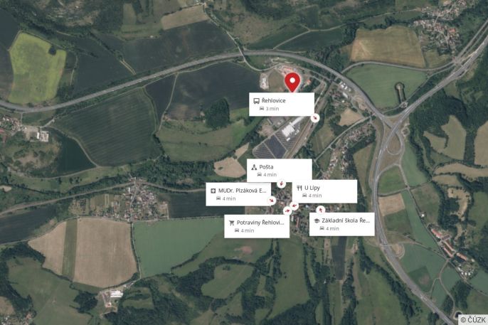 Pronájem, Byt 2+kk, Řehlovice