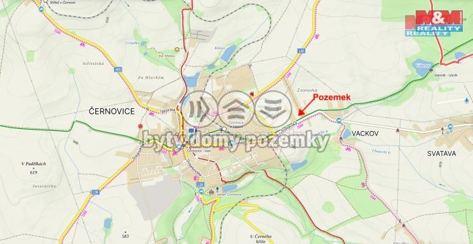 Prodej, Pozemek k bydlení, Černovice