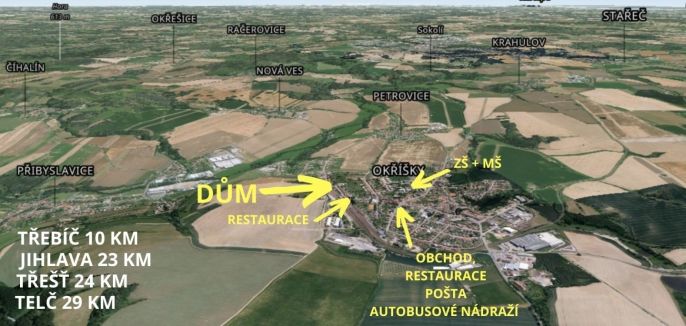 Prodej, Rodinný dům, Okříšky