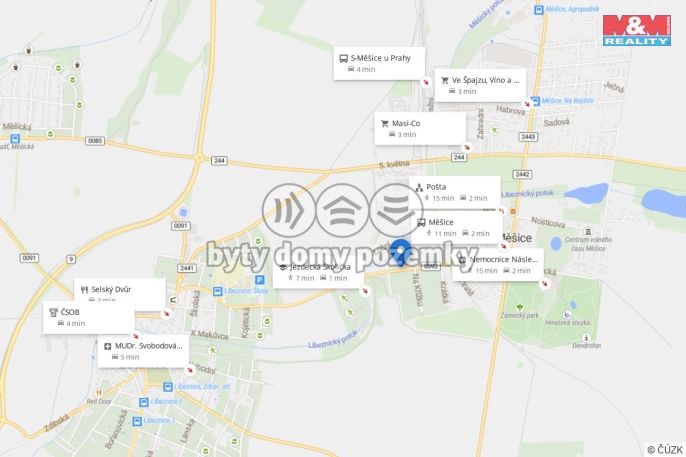 Pronájem, Byt 2+1, Měšice