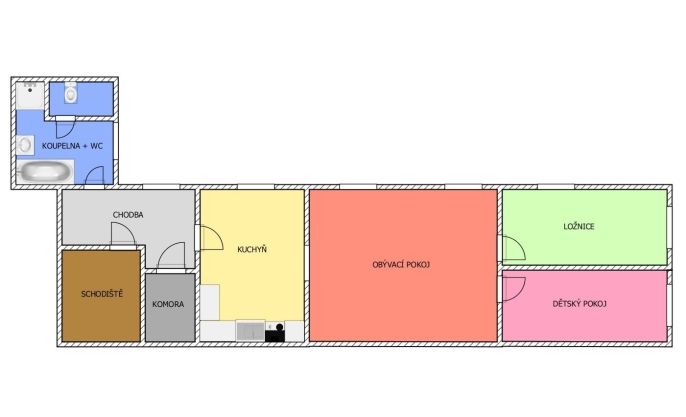 Prodej, Byt 3+1, Čáslav