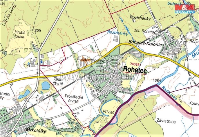 Prodej, Pole, Rohatec