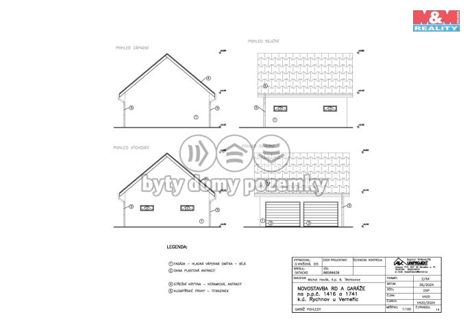 Prodej, Pozemek k bydlení, Verneřice