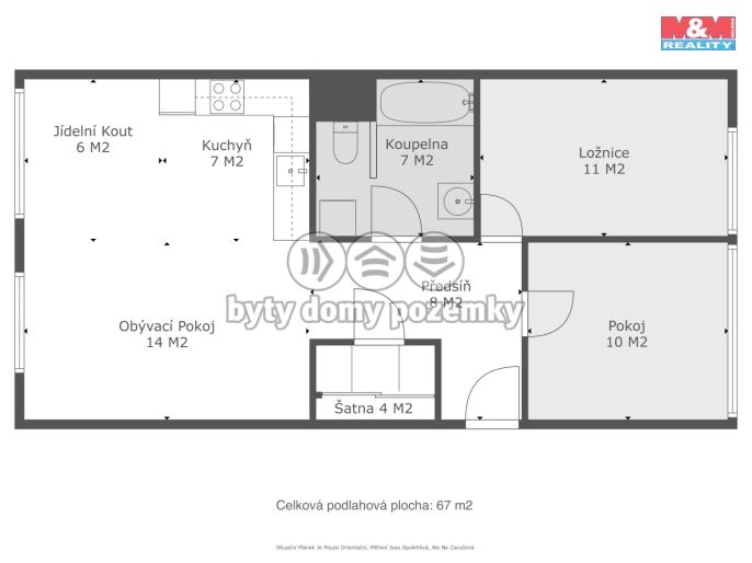 Prodej, Byt 3+kk, Průhonice