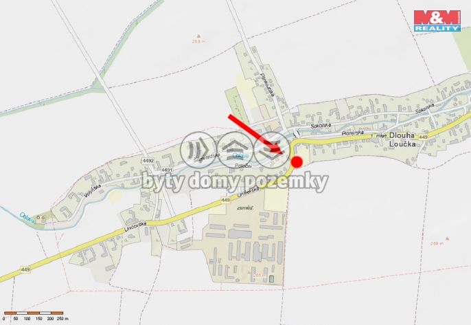 Prodej, Pozemek k bydlení, Dlouhá Loučka