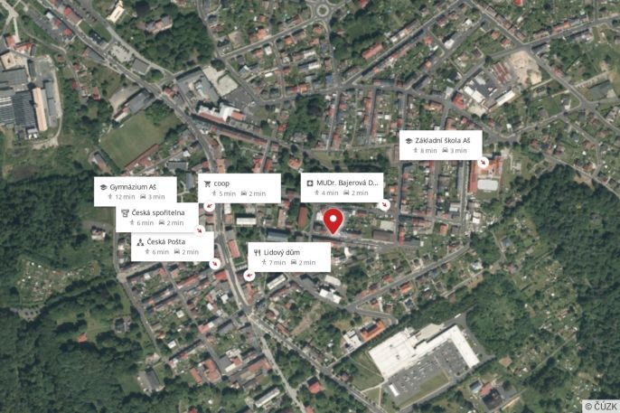 Prodej, Byt 1+1, Aš
