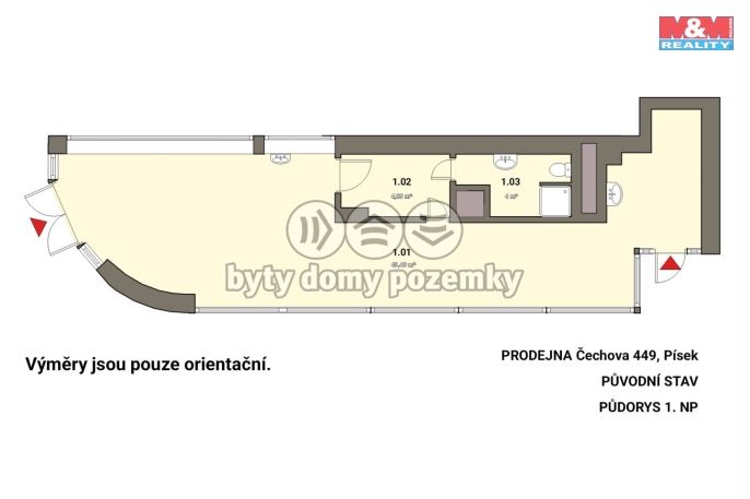 Prodej, Kancelářský prostor, Písek