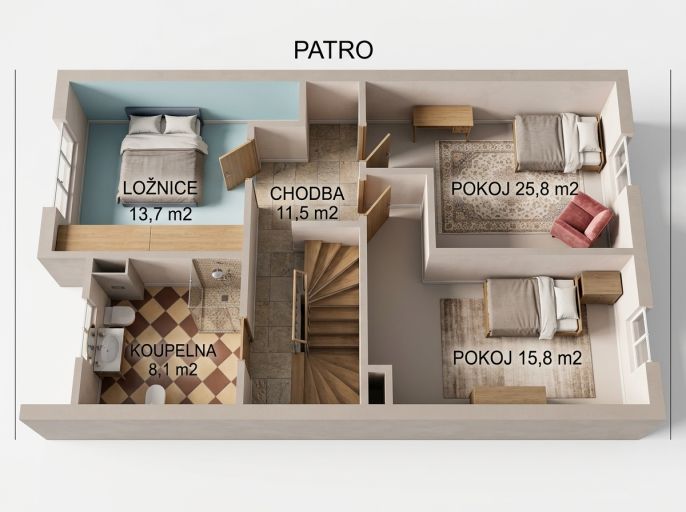 Prodej, Rodinný dům, Písek