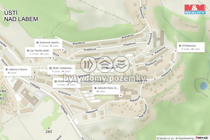 Pronájem, Byt 1+1, Ústí nad Labem