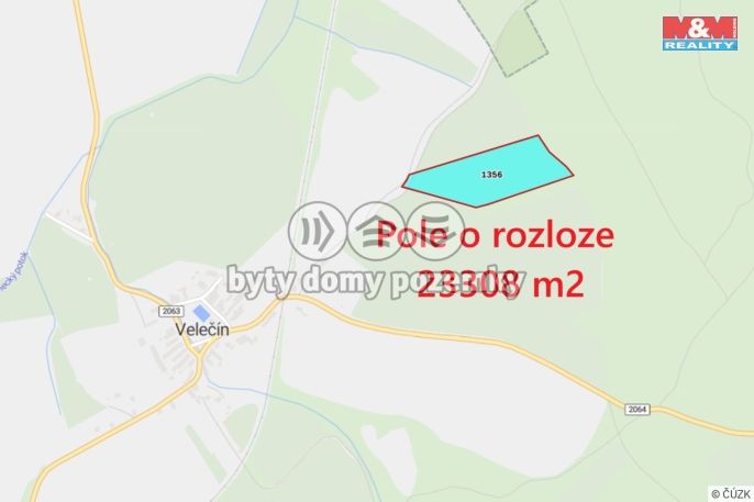 Prodej, Pole, Velečín