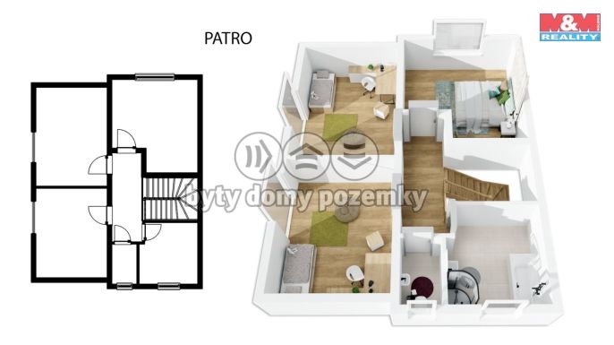 Pronájem, Rodinný dům, Kluky