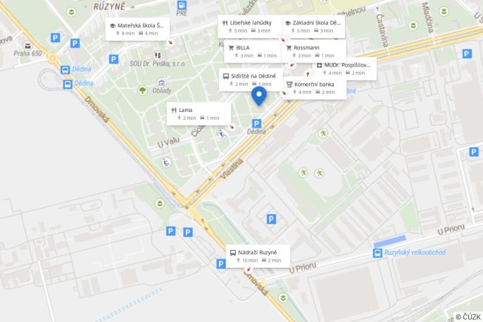 Pronájem, Byt 2+kk, Praha