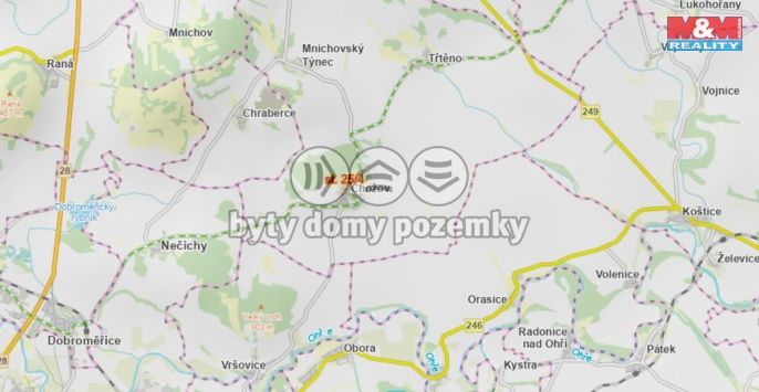 Prodej, Pozemek k bydlení, Chožov