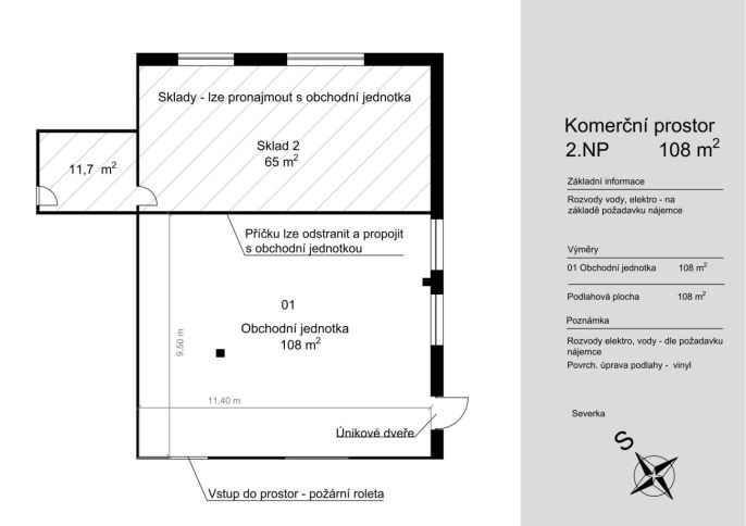 Pronájem, Obchod a služby, Benešov