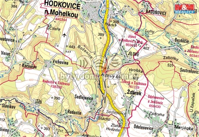 Prodej, Louka, Žďárek