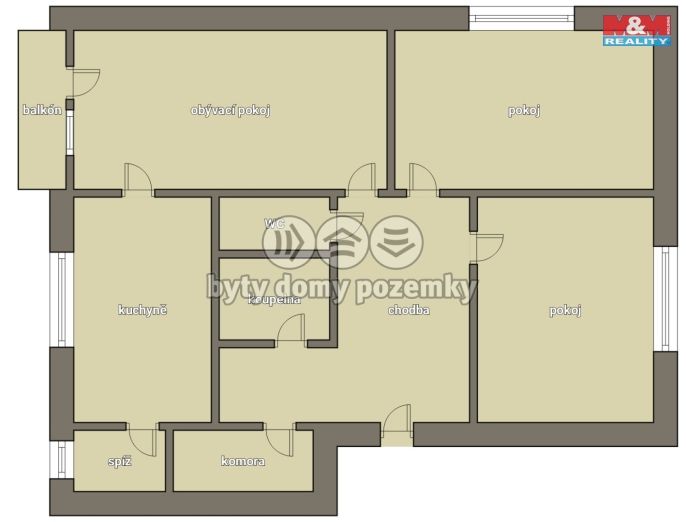 Prodej, Byt 3+1, Pacov