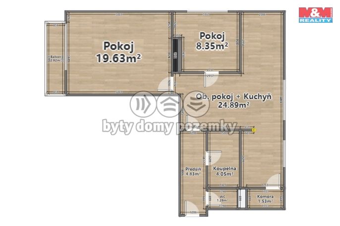 Prodej, Byt 3+1, Dlouhá Ves