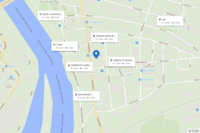 Prodej, Byt 1+kk, Děčín