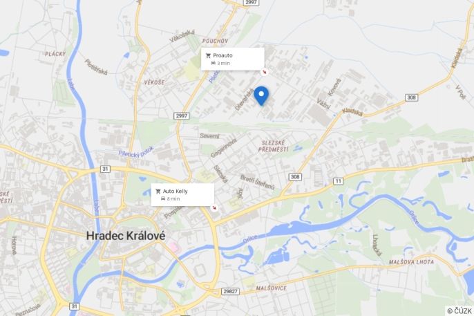 Pronájem, Obchod a služby, Hradec Králové
