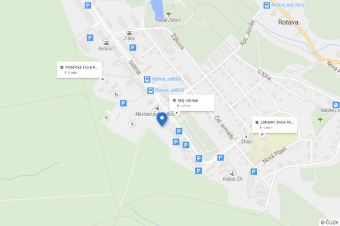 Prodej, Byt 1+1, Rotava