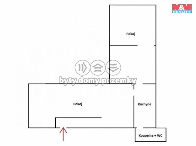 Pronájem, Byt 2+kk, Plzeň