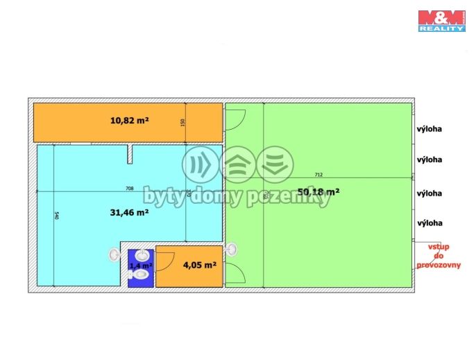 Pronájem, Obchod a služby, Ostrava