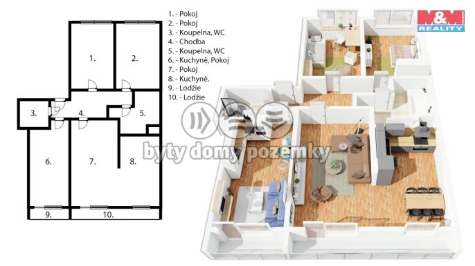 Prodej, Byt 4+kk, Praha