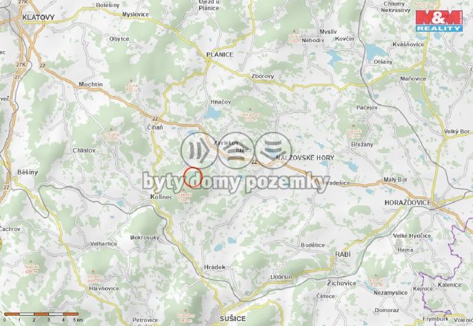 Prodej, Les, Kolinec