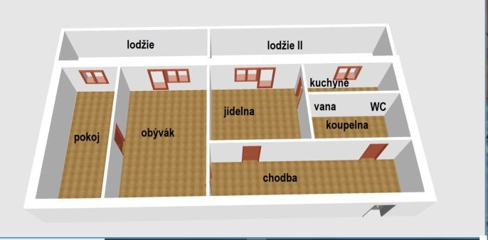 Prodej, Byt 3+1, Broumov