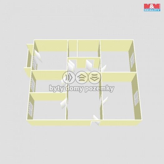 Pronájem, Byt 4+1, Litvínov