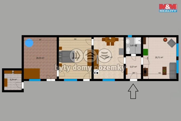 Prodej, Rodinný dům, Třebešice